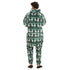Snuggs Blanket Onesie Green Christmas